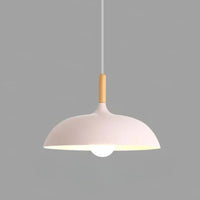 Nordic Oak Ceiling Light, Scandinavian Design in Oak Wood