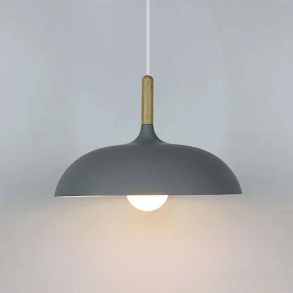 Nordic Oak Ceiling Light, Scandinavian Design in Oak Wood