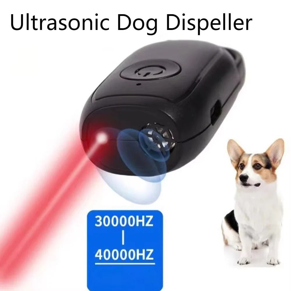 Pocket-Size Ultrasonic Dog Trainer with LED Light - Marova Shop