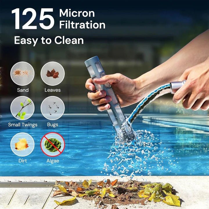 Pool Vacuum, Cordless and Submersible Cleaning Unit - Marova Shop