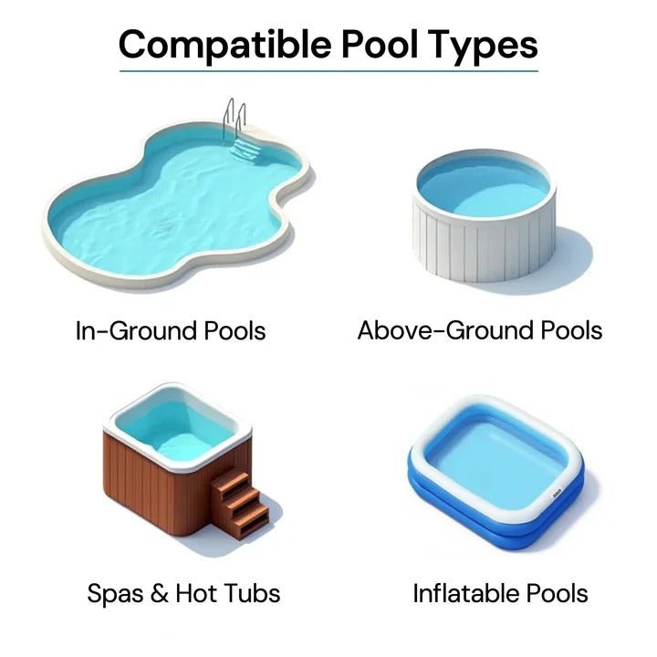 Pool Vacuum, Cordless and Submersible Cleaning Unit - Marova Shop