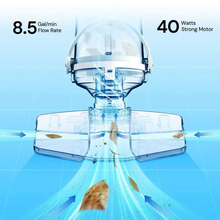Pool Vacuum, Cordless and Submersible Cleaning Unit - Marova Shop
