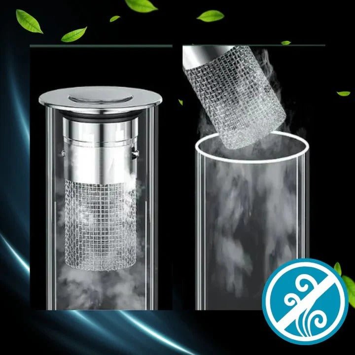 Pop Up Sink Stopper with Silicone Seal and Built In Strainer - Marova Shop