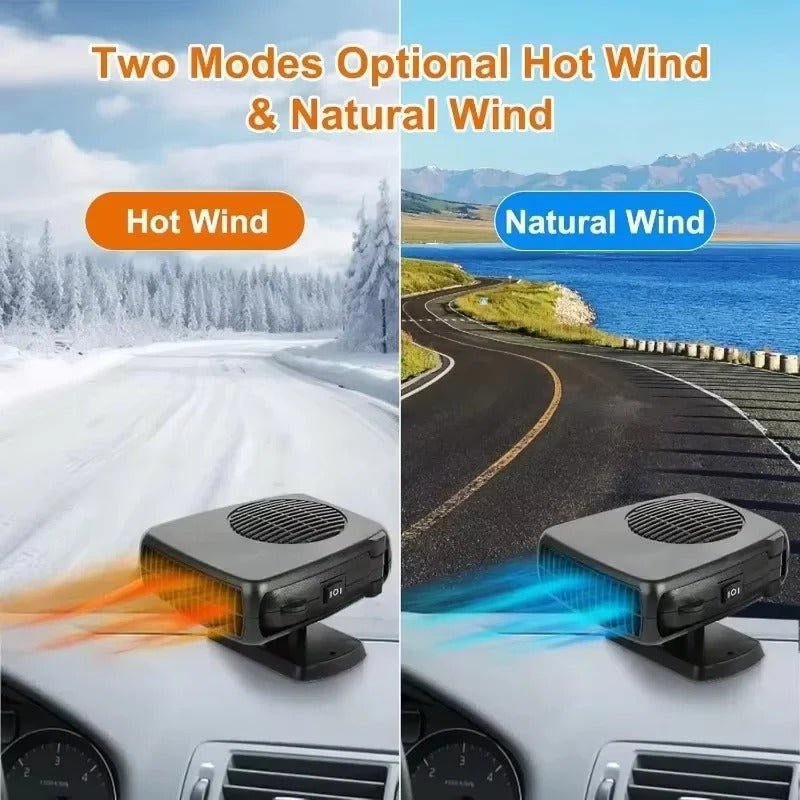 Portable Car Heater, 2 in 1 Cooling Heating Fan - Marova Shop