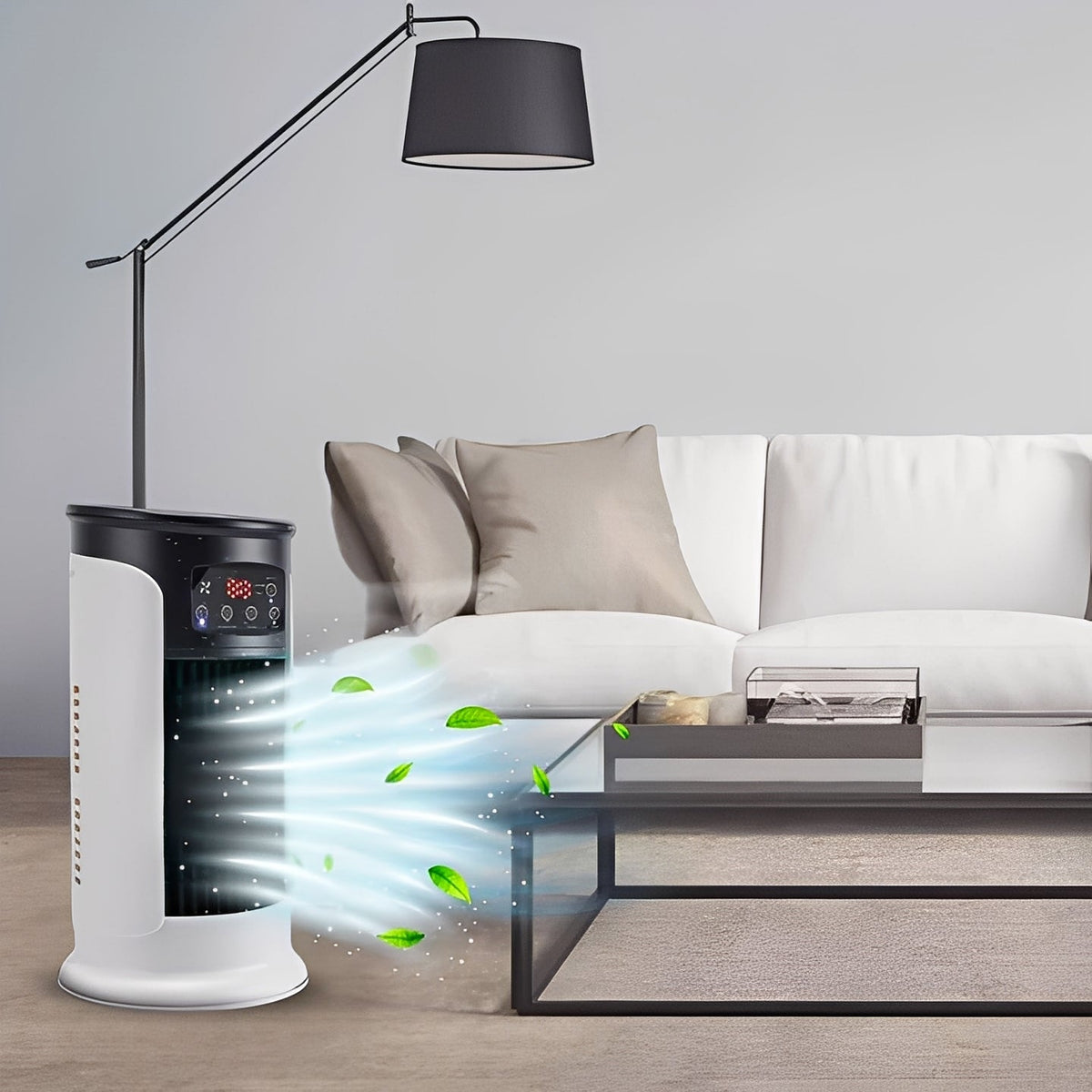 Portable Evaporative Air Cooler with Water Tank and Timer - Marova Shop