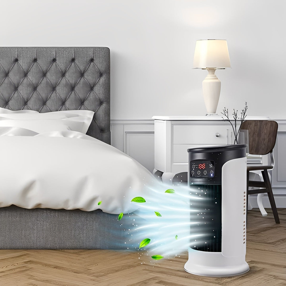 Portable Evaporative Air Cooler with Water Tank and Timer - Marova Shop