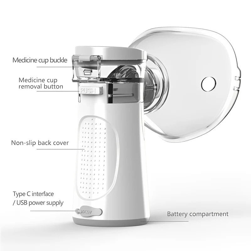 Portable Handheld Nebulizer with Dual Mist Modes - Marova Shop