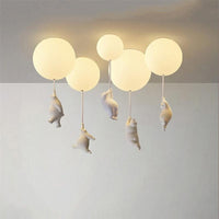 Balloon Bear Ceiling Light with Playful Bear Design