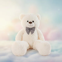 Large Stuffed Teddy Bear Plush Toy for Kids with Soft Cuddly Design