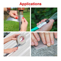 Aluminum Foil Butyl Tape for Waterproof Pipe and Surface Sealing