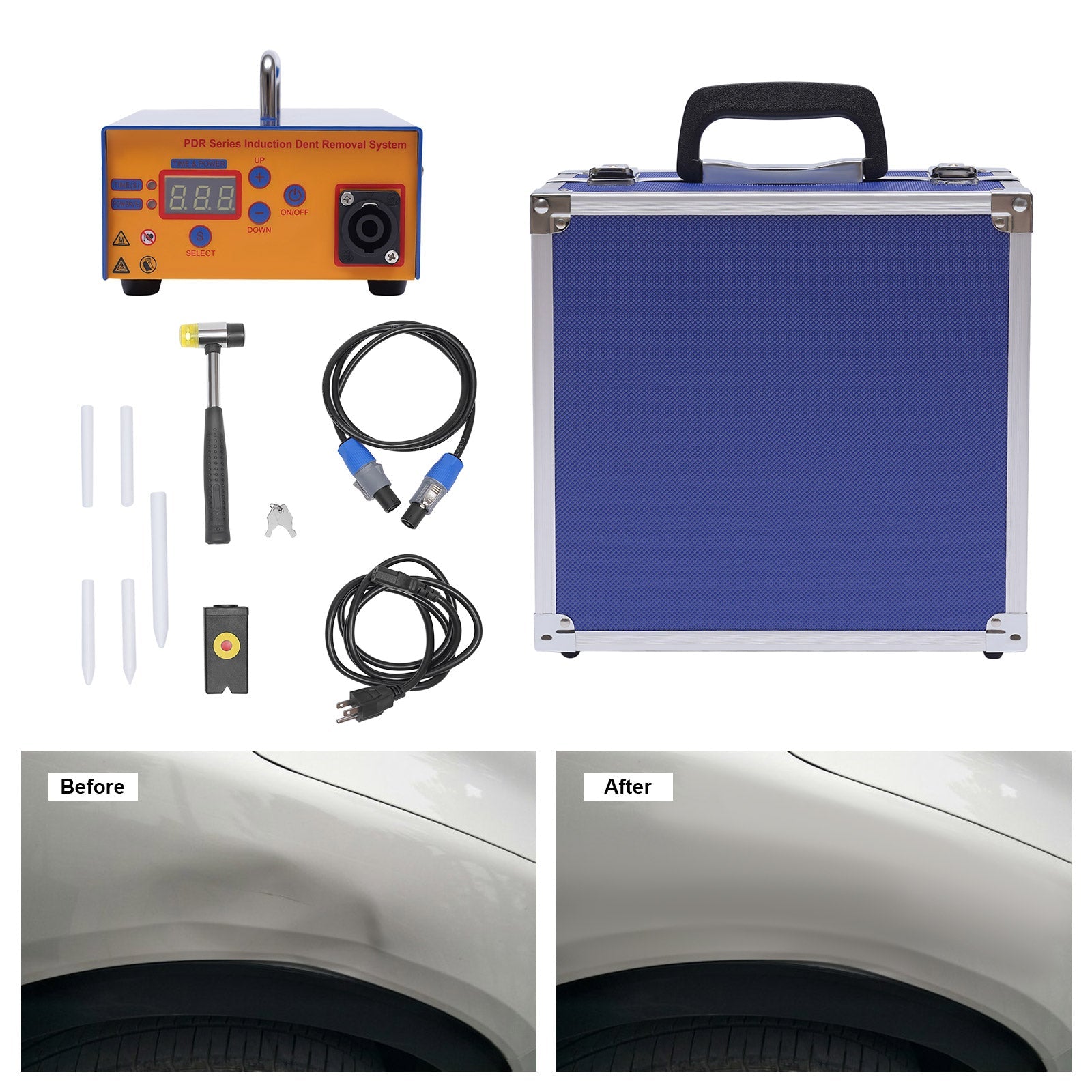 1380W Paintless Dent Repair Machine with Digital Display and Case