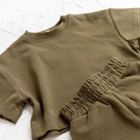 T Shirt and Shorts Set for Summer Play and Everyday Wear for Kids, 2 Piece