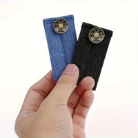Pant Waistband Button Extenders with Elastic Band for Jeans and Trousers