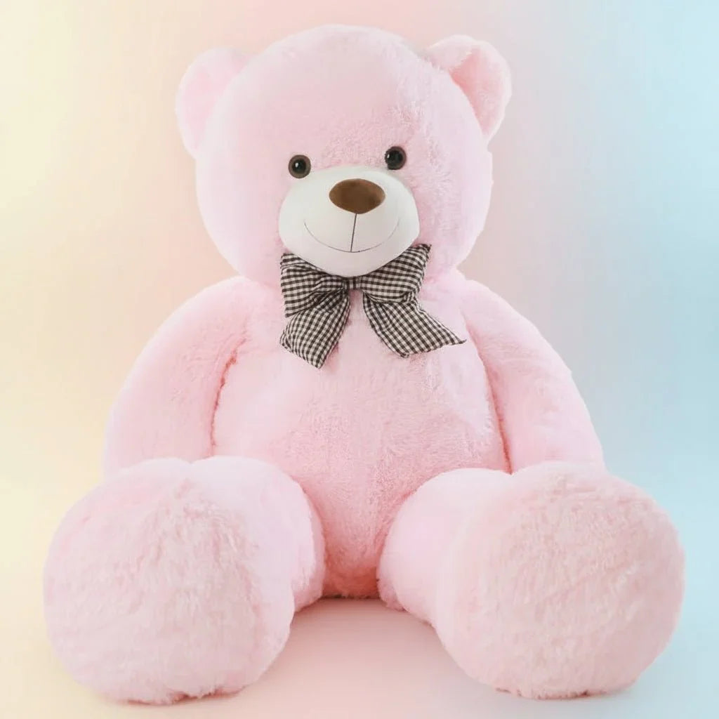 Large Stuffed Teddy Bear Plush Toy for Kids with Soft Cuddly Design