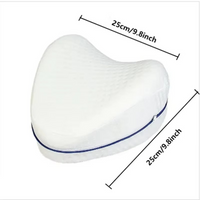 Zippered Leg Pillow Covers in White, Washable Contour Pillowcase, Set of 2