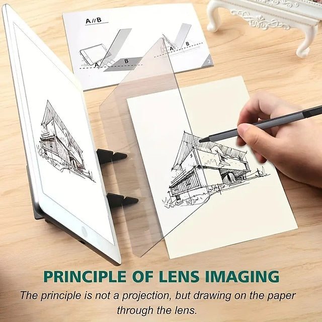 Portable Optical Tracing Board for Sketching and Drawing for Kids, Beginners and Artists