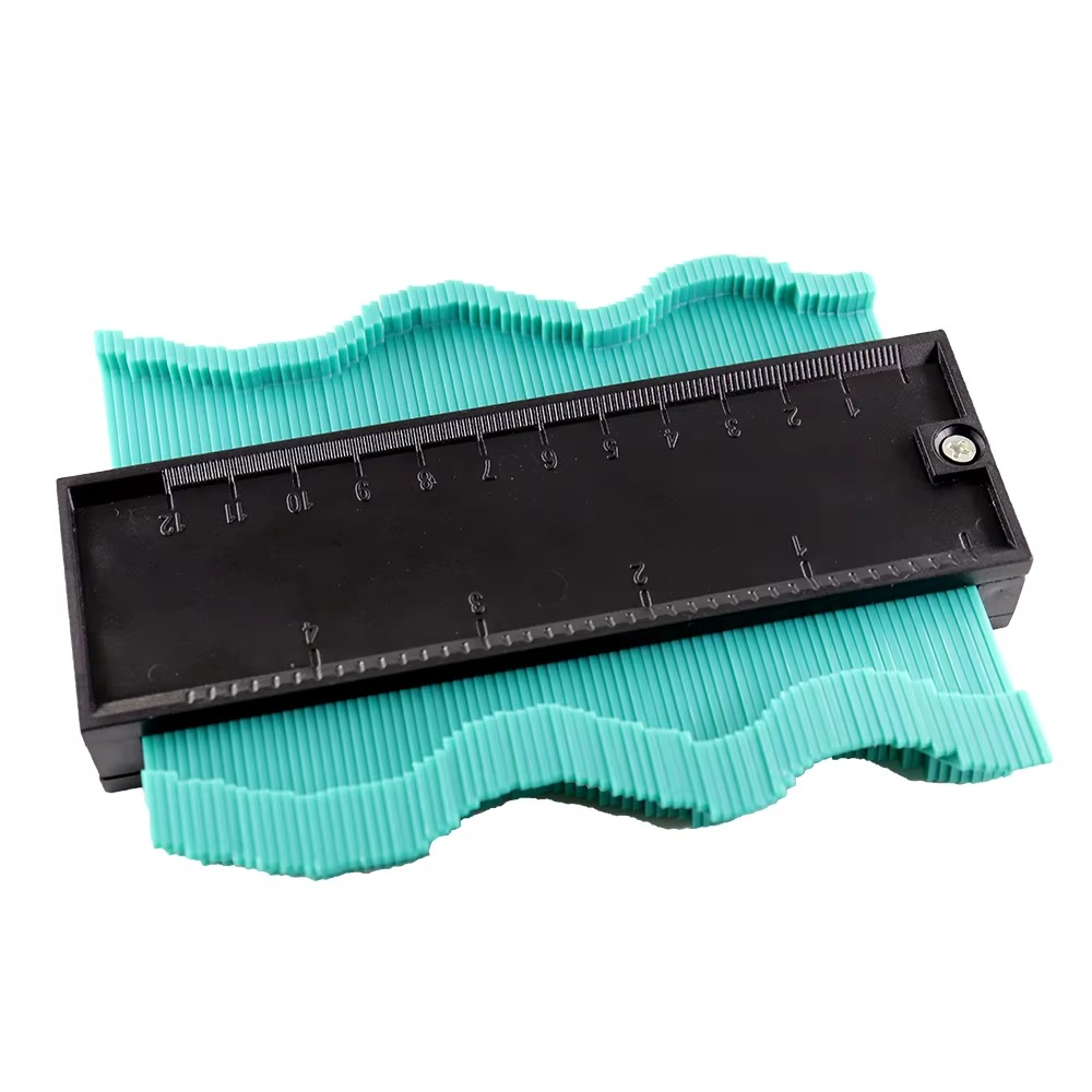 Contour Profile Duplicator Gauge for Tile Fitting and Woodworking Measurements