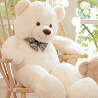 Large Stuffed Teddy Bear Plush Toy for Kids with Soft Cuddly Design
