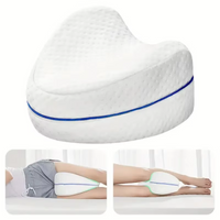 Zippered Leg Pillow Covers in White, Washable Contour Pillowcase, Set of 2