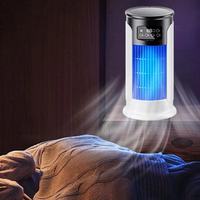 Portable Mini Air Cooler with 10 oz Reservoir and Built In Timer