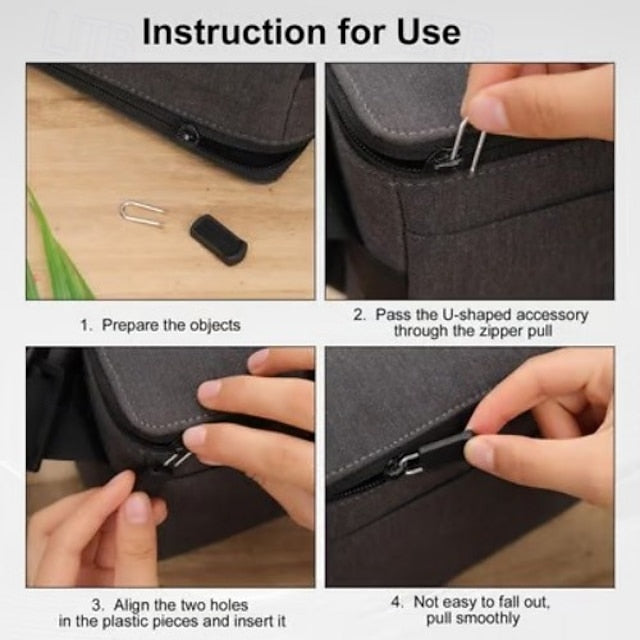 50 Pack Detachable Rubber Zipper Pull Replacements for Backpacks, Jackets, Luggage and Shoes