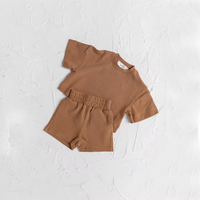 T Shirt and Shorts Set for Summer Play and Everyday Wear for Kids, 2 Piece