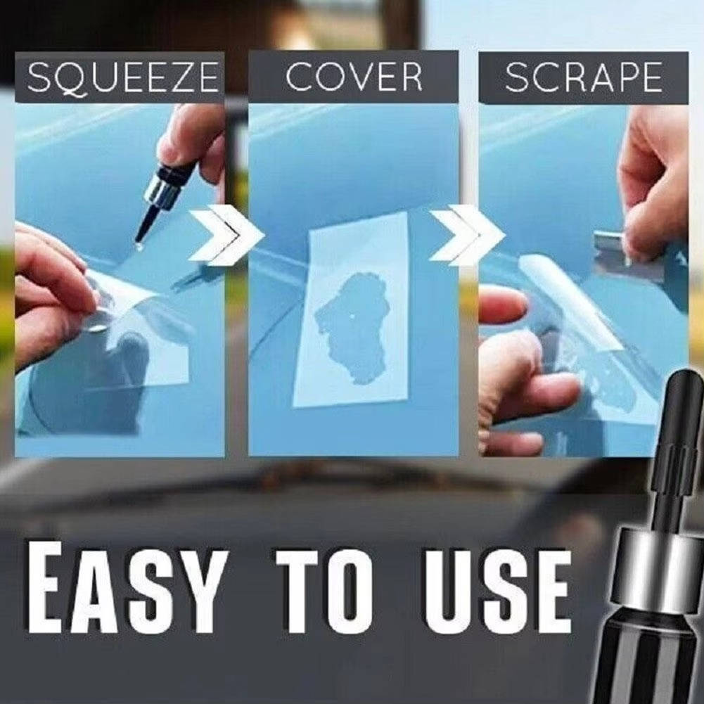 Windshield Surface Chip Kit to Support Small Crack Repair at Home