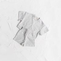 T Shirt and Shorts Set for Summer Play and Everyday Wear for Kids, 2 Piece