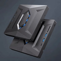 External CD and DVD Drive with SD Card and USB Hub for Laptop and PC
