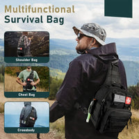 262 Piece Emergency Survival Gear Set with First Aid Kit and Camping Bag