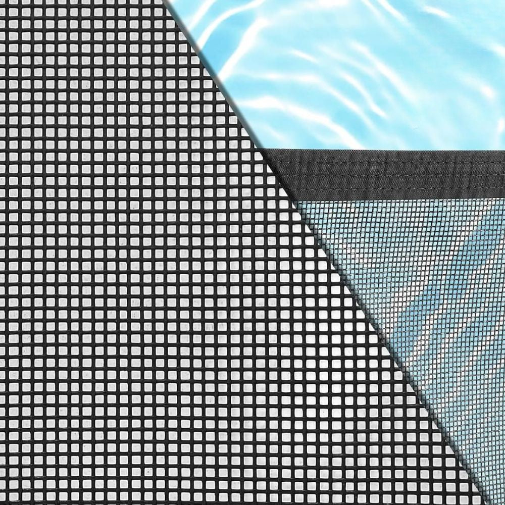 Pool Safety Barrier with Teslin PVC Mesh and Rust Resistant Poles, 4ft Height