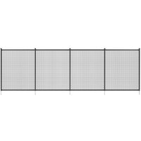 Pool Safety Barrier with Teslin PVC Mesh and Rust Resistant Poles, 4ft Height