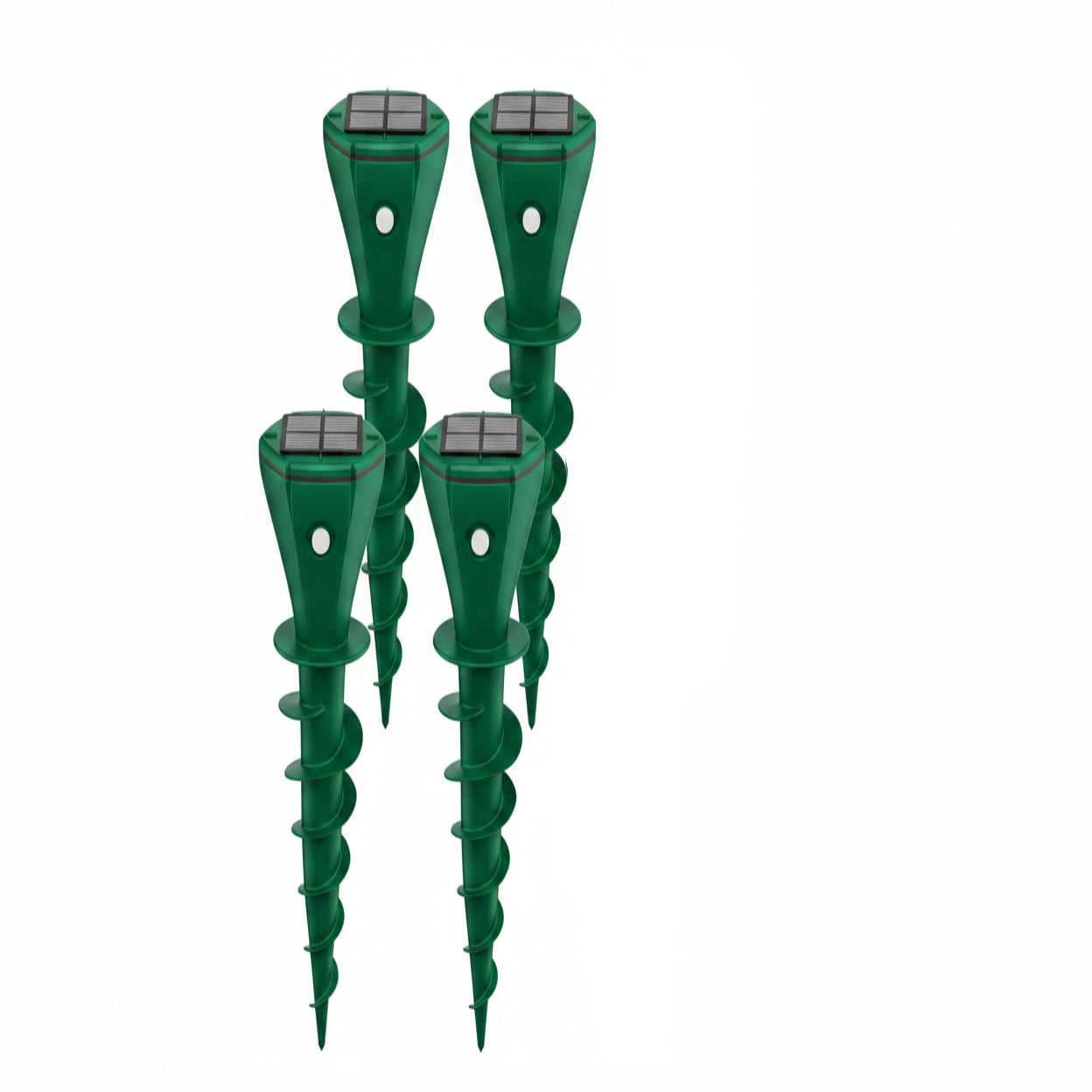 Solar Ultrasonic Snake Repeller with Ground Stake and Battery Backup