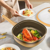 Titanium Coated Non-Stick Frying Pan for Oil-Free Cooking