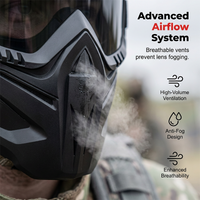 Welding Face Shield with Detachable Eye Goggles and Ventilation Ports