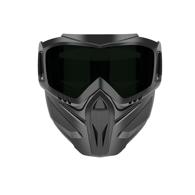 Welding Face Shield with Detachable Eye Goggles and Ventilation Ports