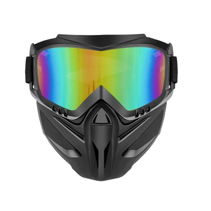 Welding Face Shield with Detachable Eye Goggles and Ventilation Ports