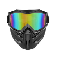 Welding Face Shield with Detachable Eye Goggles and Ventilation Ports