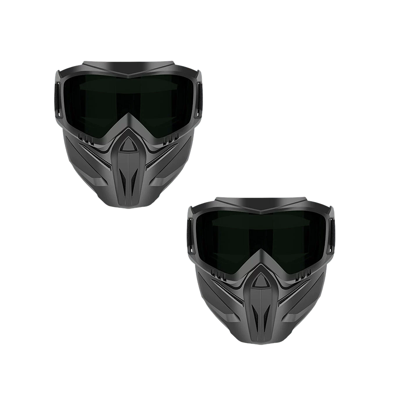 Welding Face Shield with Detachable Eye Goggles and Ventilation Ports