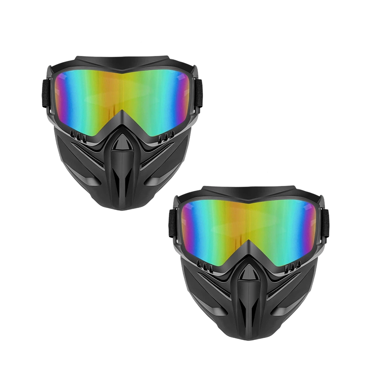 Welding Face Shield with Detachable Eye Goggles and Ventilation Ports