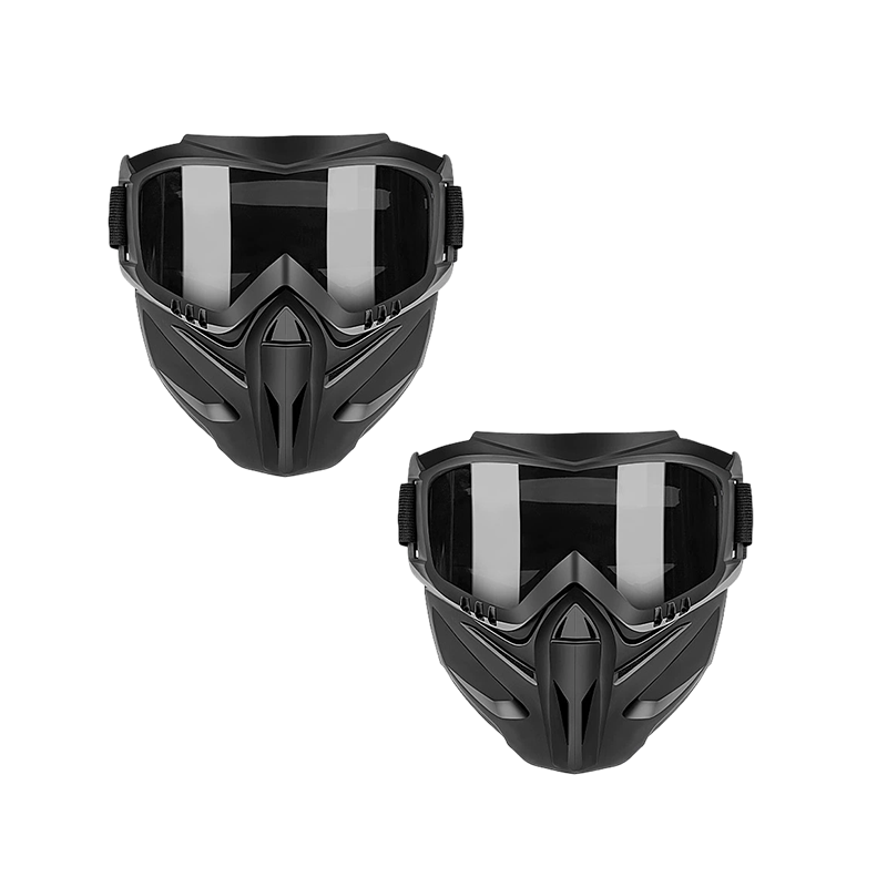 Welding Face Shield with Detachable Eye Goggles and Ventilation Ports