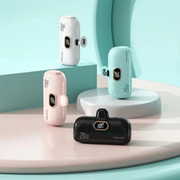 Portable Power Bank with LED Display and Fast Charging, 30000mAh Capacity