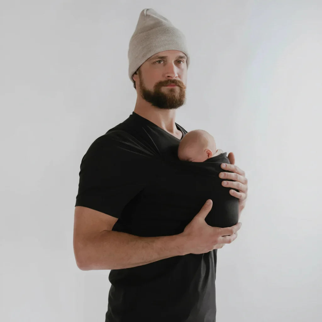 Babywearing T-Shirt with Built-in Baby Pouch and Stretchy Cotton, Machine Washable