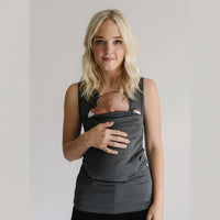 Babywearing T-Shirt with Built-in Baby Pouch and Stretchy Cotton, Machine Washable