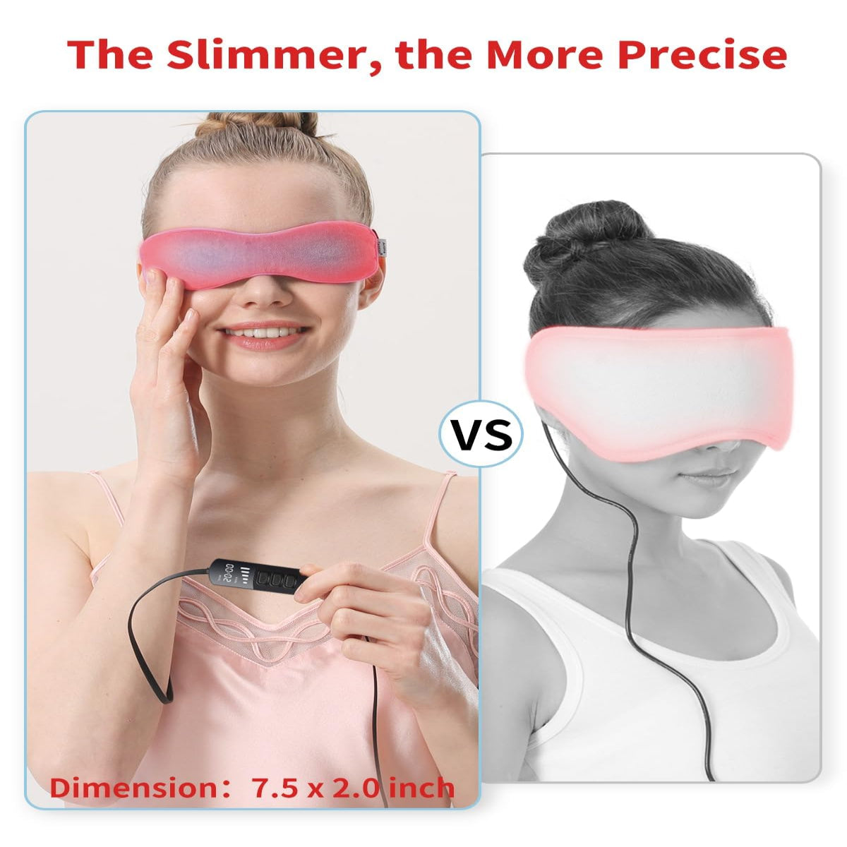Heated Eye Mask with Graphene Technology and Adjustable Temperature Settings