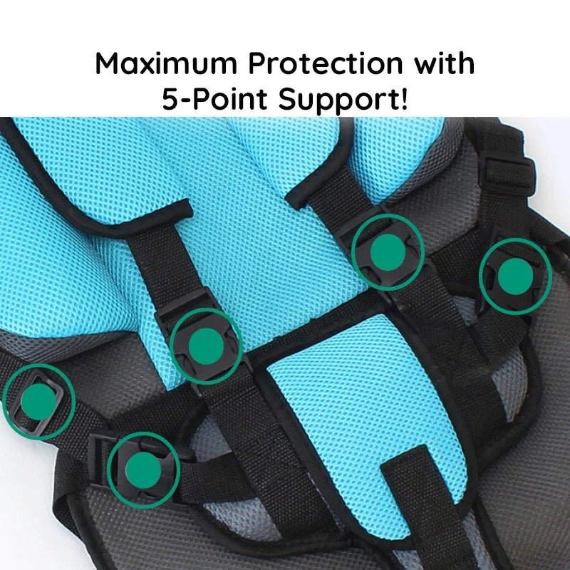 Vehicle Cushion Seat for Children with Strap System - Marova Shop