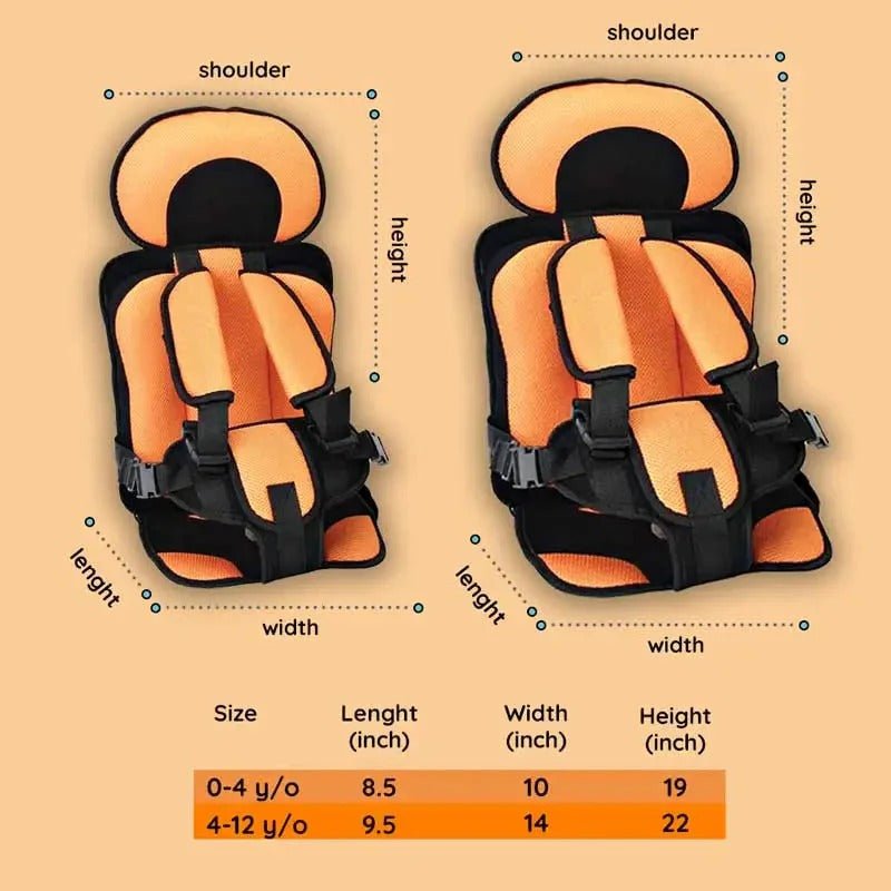 Vehicle Cushion Seat for Children with Strap System - Marova Shop