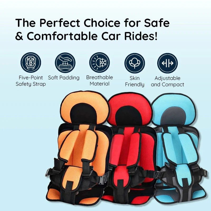 Vehicle Cushion Seat for Children with Strap System - Marova Shop