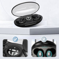 Wireless Sleep Earbuds with Ergonomic Design and Charging Case, IPX5 Moisture Protection Support