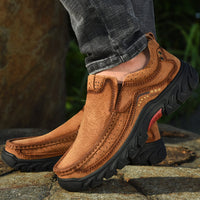 Orthopedic Ankle Boots with Arch Support and Cushioned Footbed, Slip Resistant